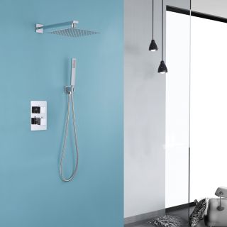 Душевая система ABBER Daheim AF8251 с термостатом хром